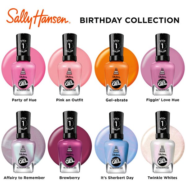 Sally Hansen Miracle Gel, One Gel of a Party Collection