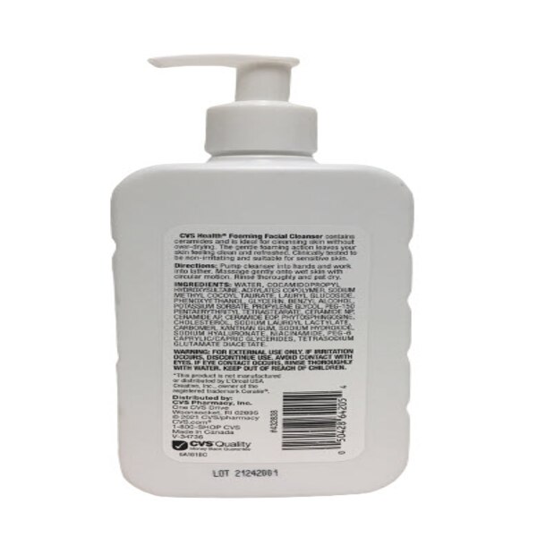 CVS Health Foaming Facial Cleanser for Normal to Oily Skin