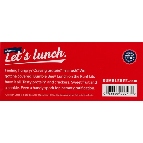 Bumble Bee Lunch On The Run Chicken Salad Lunch Kit, 8.1 oz