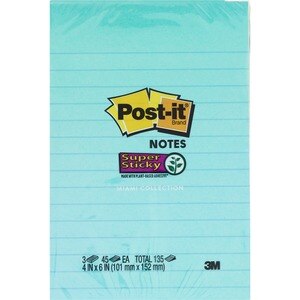 Customer Reviews: Post It Neon Super Sticky Notes 3 Pads 45 Each Total 135  Sheets - CVS Pharmacy