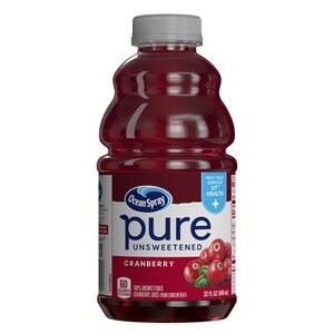 Ocean Spray Pure Unsweetened Cranberry Juice, 32 oz | CVS