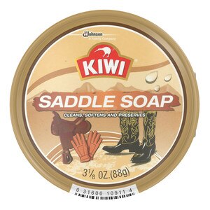 KIWI Saddle Soap 3 1/8 Ounce Paste in can, NEW, SC Johnson 31600109114