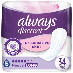 Customer Reviews: Always Discreet Sensitive Pads, 5 Drop Heavy, 34 CT - CVS  Pharmacy