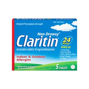  Claritin Non-Drowsy Allergy Relief Tablets, 5 CT 