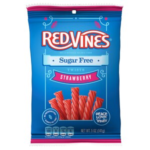 Red Vines Sugar Free Twists, Soft Strawberry Licorice Candy, 5 oz | CVS