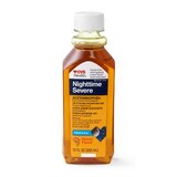 CVS Health Nighttime Severe Cold and Flu Liquid Relief, 12 OZ, Honey, thumbnail image 4 of 9