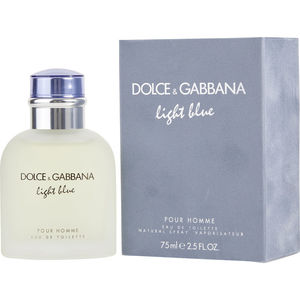 D & G Light Blue by Dolce & Gabbana Eau de Toilette Spray for Men, 2.5 ...
