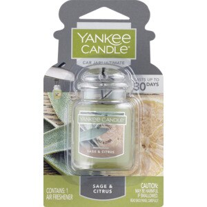 Yankee Candle Car Jar Ultimate New Car Scent Air Freshener, 1 ct
