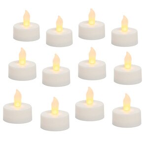 Sterno Home LED Tealights, Twist Flame - 12 pack
