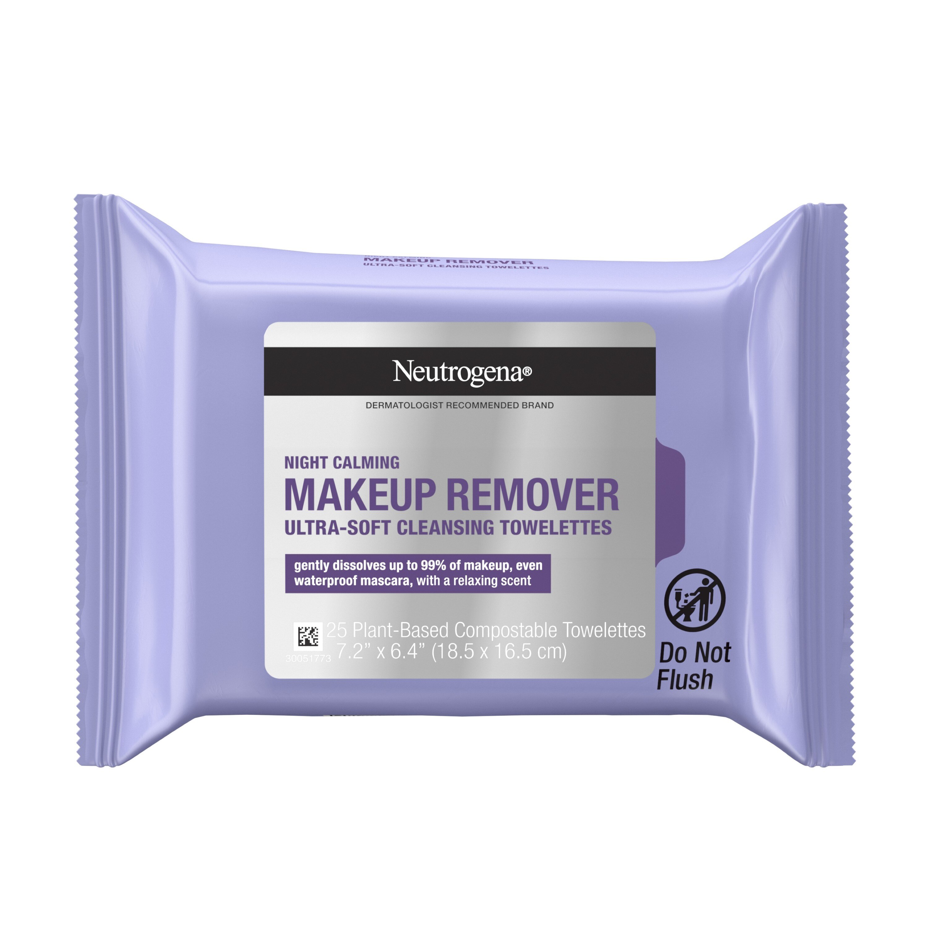 Neutrogena Cleansing Night Calming 100% Based Cloth Wipes, 25CT | Pick Up In Store TODAY CVS