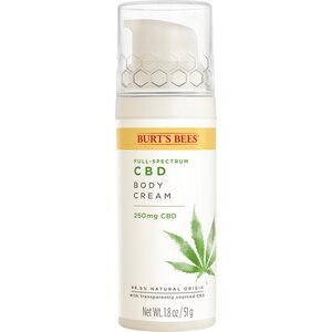  Burt's Bees Full-Spectrum CBD Body Cream Infused with 250 mg Transparently Sourced CBD Oil, 1.8 OZ - State Restrictions Apply 