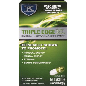 Bot Ham Overgang TK Supplements Triple Edge XL Energy & Stamina Booster, 56 CT - CVS Pharmacy