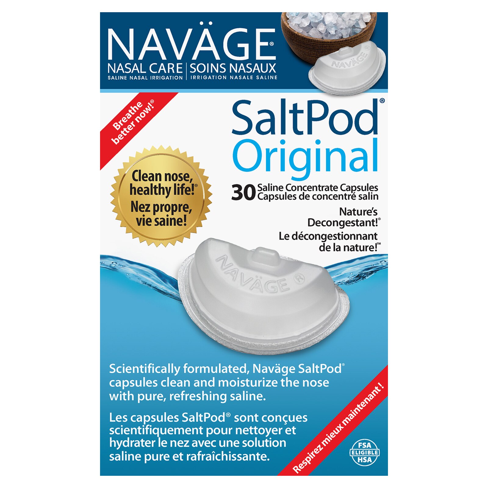 Navage Nasal Care SaltPod, Original Ingredients - CVS Pharmacy