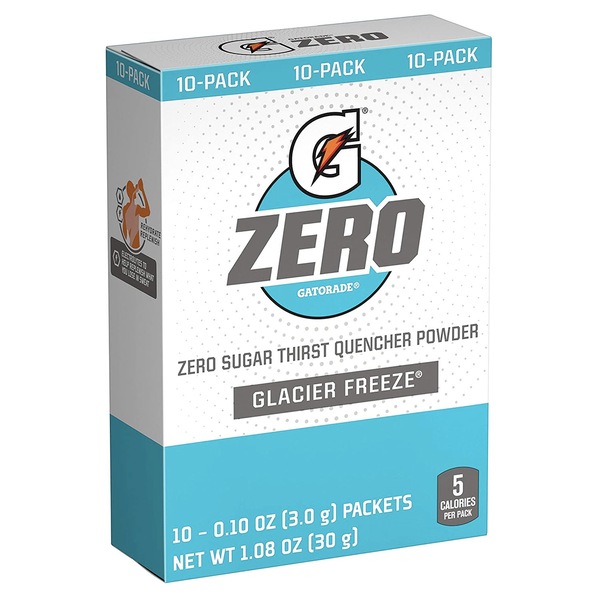 Gatorade Zero Thirst Quencher Powder, 10 ct